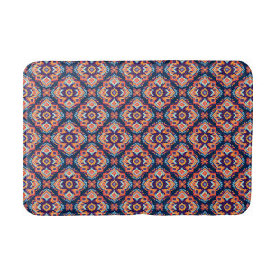 Kleurrijk Azteeks geometrisch patroon Badmat