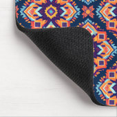 Kleurrijk Azteeks geometrisch patroon Muismat (Hoek)