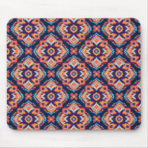 Kleurrijk Azteeks geometrisch patroon Muismat