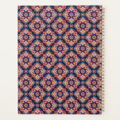 Kleurrijk Azteeks geometrisch patroon Planner (Achterkant)