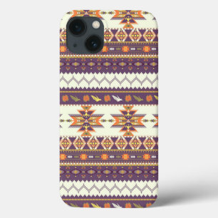 Kleurrijk azteeks patroon iPhone 13 hoesje