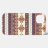 Kleurrijk azteeks patroon Case-Mate iPhone case (Achterkant (horizontaal))