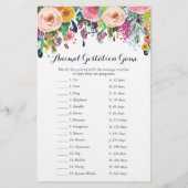 Kleurrijk Baby shower Dierbebossingsspel (Voorkant)