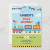 Kleurrijk baby shower kaart (Voorkant)
