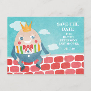 Kleurrijk Baby shower met pompoen Aankondigingskaart