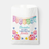 Kleurrijk Baby shower Mexican Fiesta Baby shower Bedankzakje (Voorkant)