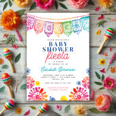 Kleurrijk Baby shower Mexican Fiesta Baby shower Kaart