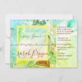 KLEURRIJK  BABY SHOWER OVER LANGE AFSTAND KAART (Voorkant)