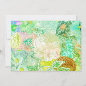 KLEURRIJK  BABY SHOWER OVER LANGE AFSTAND KAART (Achterkant)