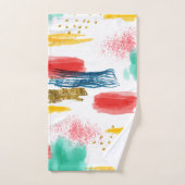 kleurrijk bad handdoek (Handdoek)