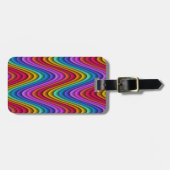 kleurrijk bagagelabel (Voorkant horizontaal)