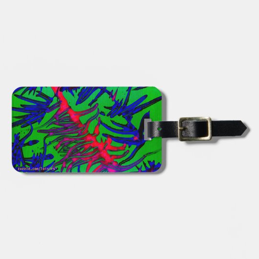 Kleurrijk Bagagelabel (Voorkant horizontaal)