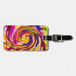 Kleurrijk Bagagelabel