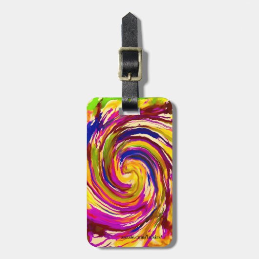 Kleurrijk Bagagelabel (Voorkant verticaal)