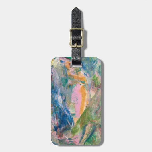 Kleurrijk Bagagelabel Boho Rainbow Travel Label (Voorkant verticaal)