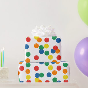 Kleurrijk Bal Patroon Cadeaupapier