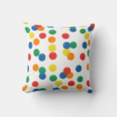 Kleurrijk balpatroon kussen (Voorkant)