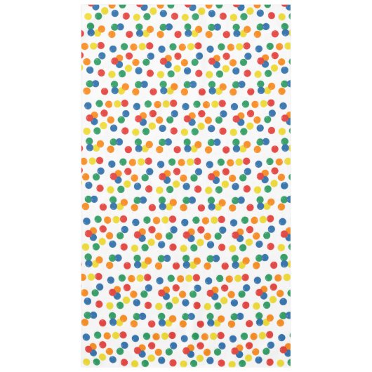 Kleurrijk balpatroon tafelkleed (Voorkant)