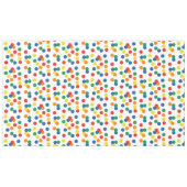 Kleurrijk balpatroon tafelkleed (Voorkant (Horizontaal))