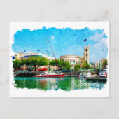 Kleurrijk Barbados Caribisch eiland Briefkaart (Voorkant)