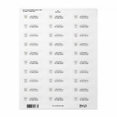 Kleurrijk Bassleutel Label (Full Sheet)