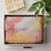 Kleurrijk Batik Forest Art Tissue Paper Tissuepapier (Geschenk)