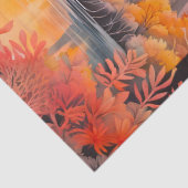Kleurrijk Batik Forest Art Tissue Paper Tissuepapier (Detail)