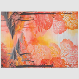 Kleurrijk Batik Forest Art Tissue Paper Tissuepapier