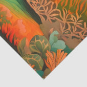 Kleurrijk Batik Forest Art Tissue Paper Tissuepapier (Detail)