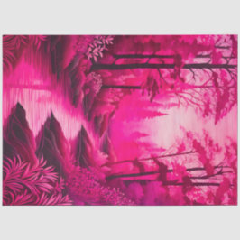 Kleurrijk Batik Forest Art Tissue Paper Tissuepapier