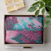 Kleurrijk Batik Forest Art Tissue Paper Tissuepapier (Geschenk)