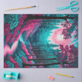 Kleurrijk Batik Forest Art Tissue Paper Tissuepapier (Craft)