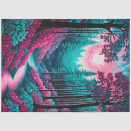 Kleurrijk Batik Forest Art Tissue Paper Tissuepapier