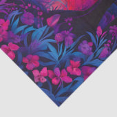 Kleurrijk Batik Forest Art Tissue Paper Tissuepapier (Detail)