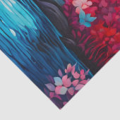 Kleurrijk Batik Forest Art Tissue Paper Tissuepapier (Detail)