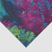 Kleurrijk Batik Forest Art Tissue Paper Tissuepapier (Detail)