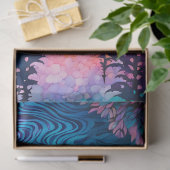 Kleurrijk Batik Forest Art Tissue Paper Tissuepapier (Geschenk)