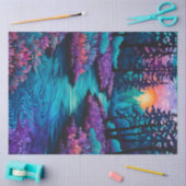 Kleurrijk Batik Forest Art Tissue Paper Tissuepapier (Craft)