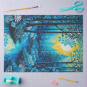 Kleurrijk Batik Forest Art Tissue Paper Tissuepapier (Craft)
