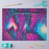 Kleurrijk Batik Forest Art Tissue Paper Tissuepapier (Craft)