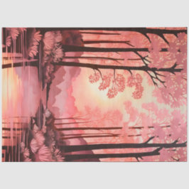 Kleurrijk Batik Forest Art Tissue Paper Tissuepapier