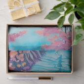 Kleurrijk Batik Forest Art Tissue Paper Tissuepapier (Geschenk)