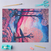 Kleurrijk Batik Forest Art Tissue Paper Tissuepapier (Craft)