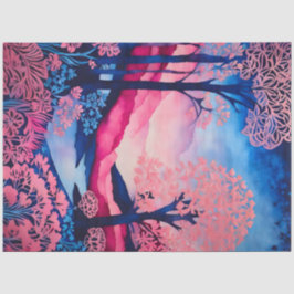 Kleurrijk Batik Forest Art Tissue Paper Tissuepapier