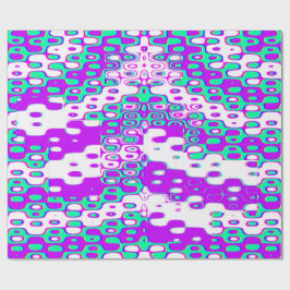 Kleurrijk Bauhaus Geometrisch Patroon Cadeaupapier