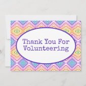 kleurrijk bedankkaart (Voorkant)