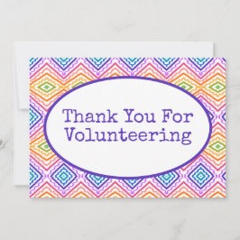 kleurrijk bedankkaart