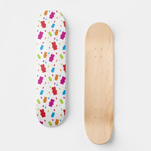 Kleurrijk Beer dot Patroon Persoonlijk Skateboard (Voorkant)
