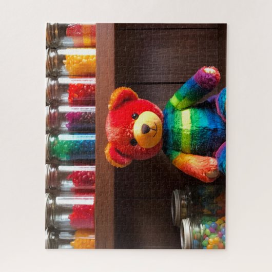 Kleurrijk Beer Legpuzzel (Verticaal)