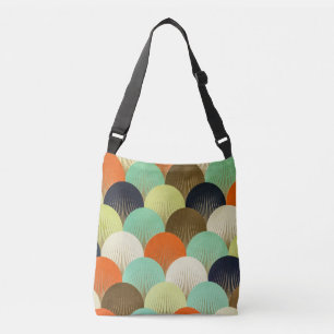 Kleurrijk behang: artistiek ontwerp. crossbody tas
